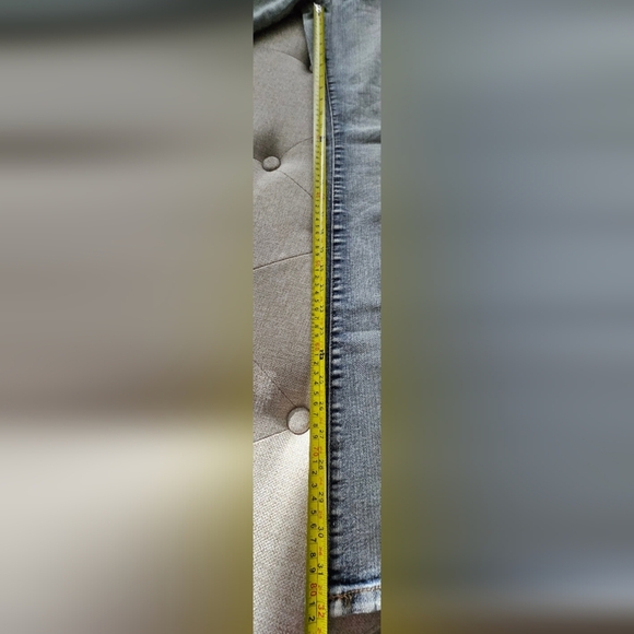 🌟 NWOT Lei Juniors Rare Vintage Light Wash Blue Gray Boot Cut Jeans Size 7🌟 - Picture 3 of 10